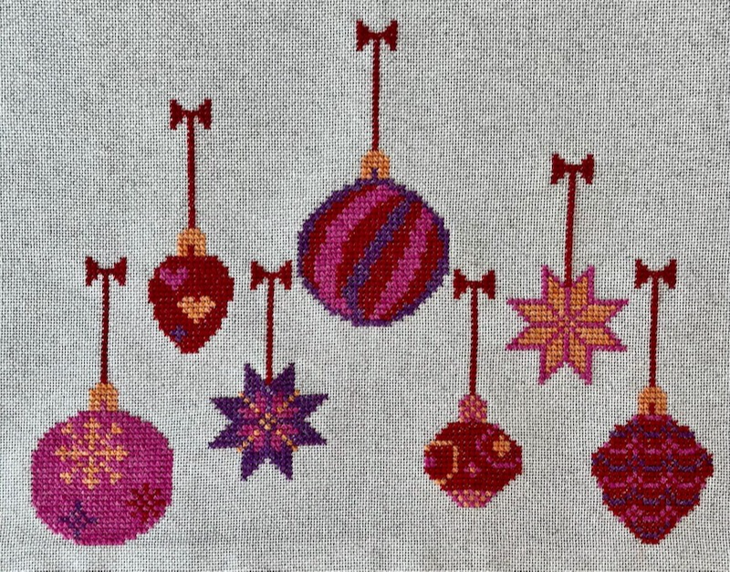 Rød jul med stil-Juletræstæppe 2028-2 Str. 140 x 140 cm. - billede 4