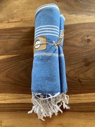 Hammam håndklæde - Lys Kobolt Blå - Produkt nr. 109
