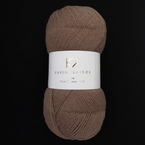 Bronze - KK Fine Pure Organic Wool - økologisk uldgarn fra Karen Klarbæk fra kastanja.dk