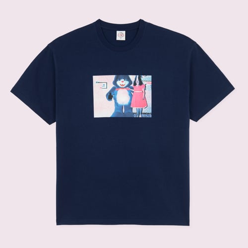 Polar Skate Co. Tee, Pink Dress, Dark Blue