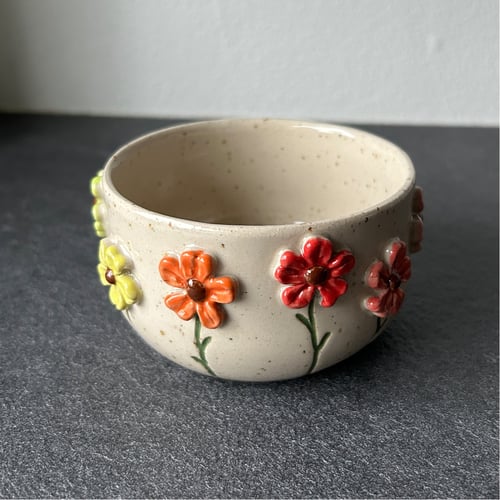 Lille blomsterskål 9cm fra Hauerslev keramik