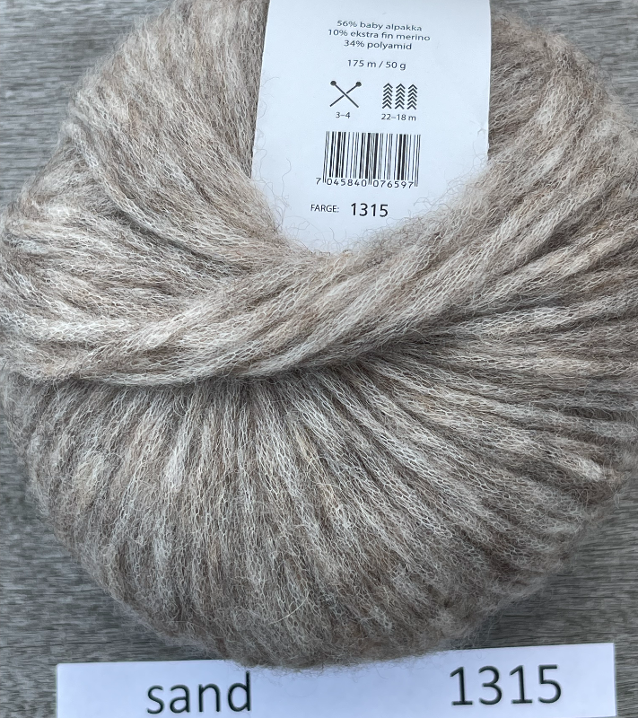 PUNO PETIT: Blow-garn i Babyalpaca og extra fin merino- 26 smukke farver - nøgler á 50 g - billede 29