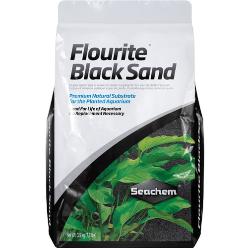 Seachem Flourite Black 3.5kg (2-9mm) fra Godttildyr.dk