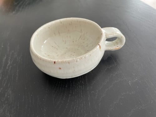 Espressokop gråhvid Ø = 8 cm h = 4 cm fra B keramik Galleri Koefoed