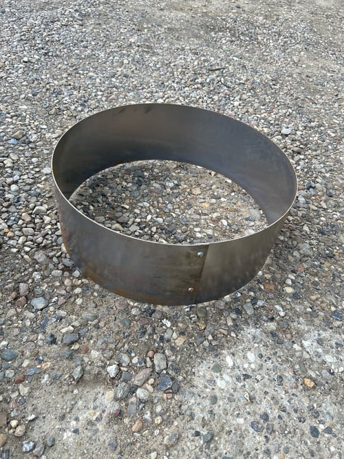 Rundt corten bed Ø59 cm højde 15 cm fra Havezone.dk