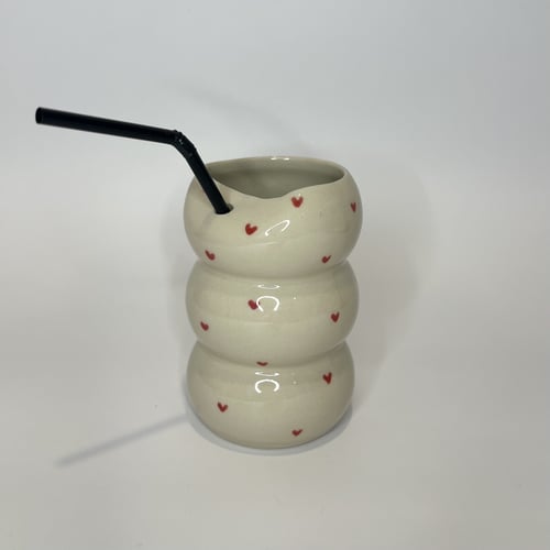 Hjertekrus 280ml fra Krea Keramik