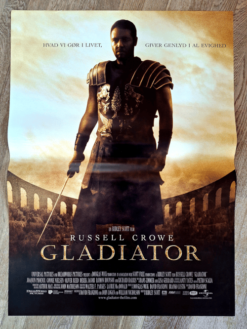 Gladiator fra Originalefilmplakater