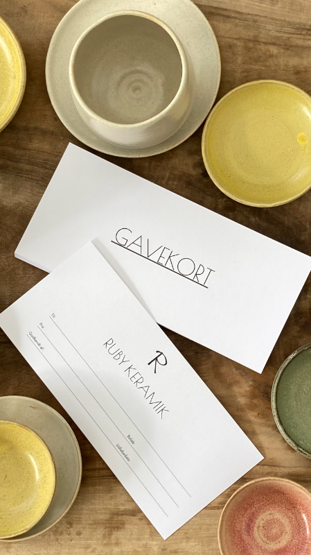 GAVEKORT fra Ruby Keramik