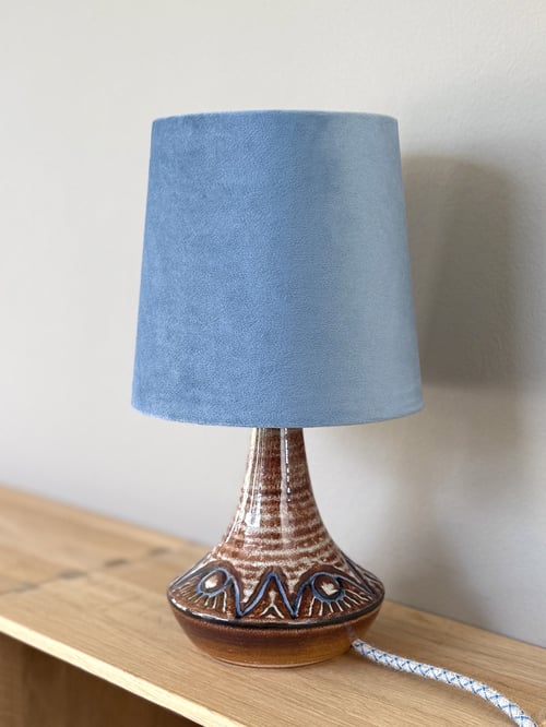 Upcycled vintage bordlampe - Søholm Keramik fra Lux by Lulu