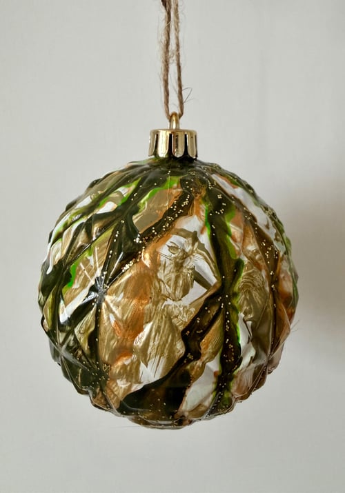 Kunst julekugle 4 fra Galleri Marlene 