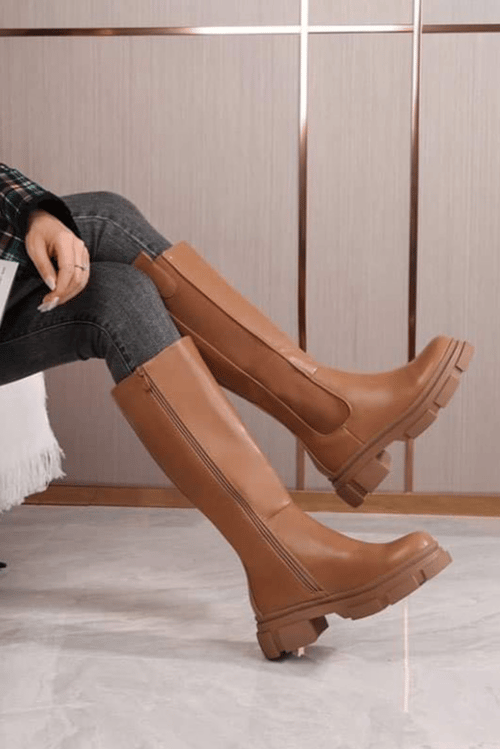 Langskaftet støvle fra SundtHår.dk