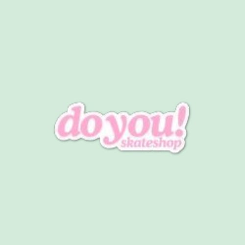 do you! sticker, Pink Logo fra do you! skateshop 