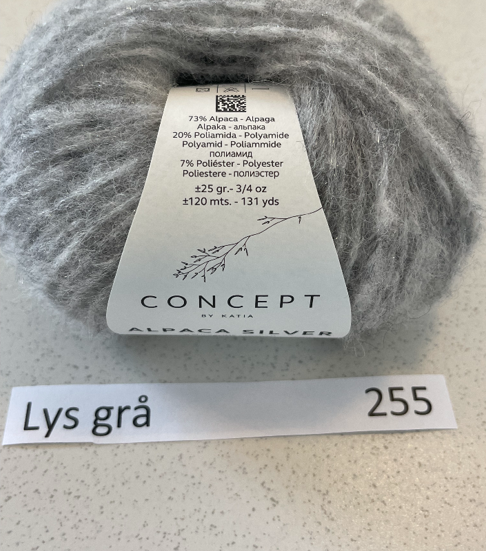 Alpaca Silver: Alpakka med diskret glimmer - 25 g - billede 12