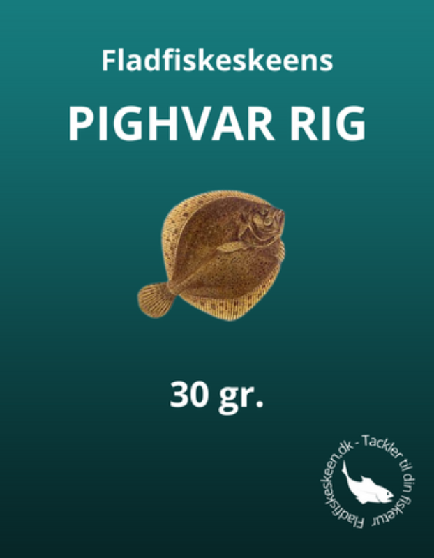  Fladfiskeskeens Pighvar Rig 30 gr. - billede 1