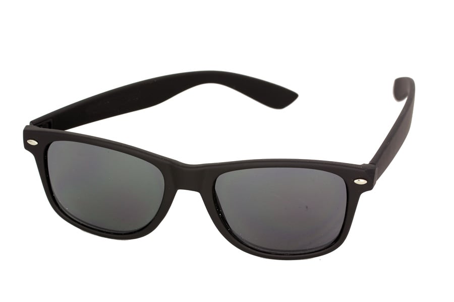 Sort Wayfarer i mat stel. (Kun 10 stk)