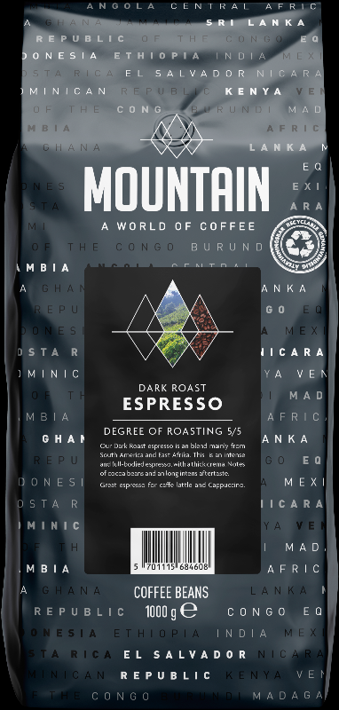 Mountain Espresso Dark Roast fra Mig & Frede