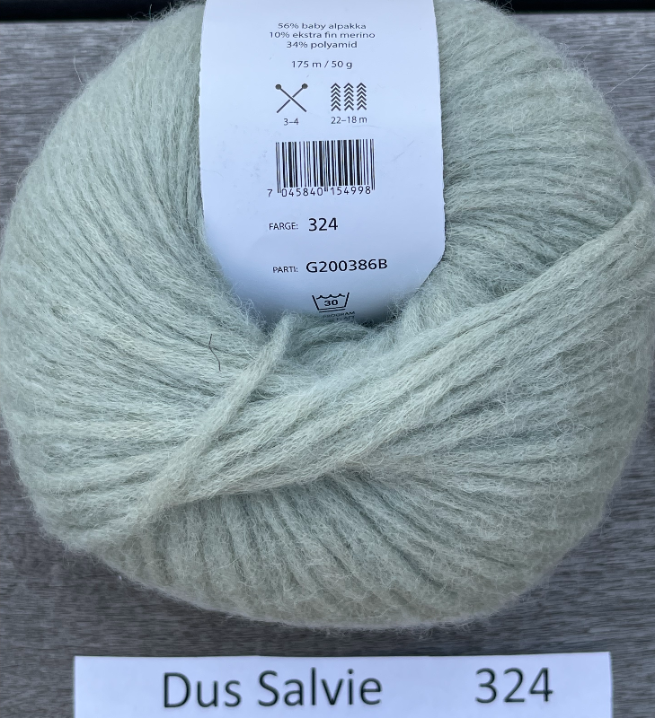 Garn: PUNO PETIT: Blow-garn i Babyalpaca og extra fin merino- 26 smukke farver - nøgler á 50 g - billede 16