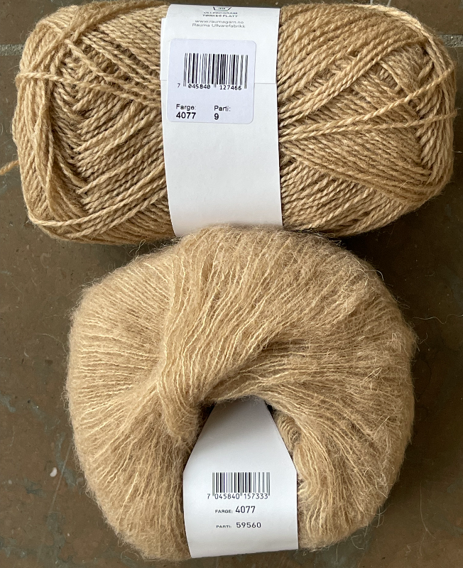 Kit: Mejramvest i finuld og alpaca silk   opskrift - billede 14