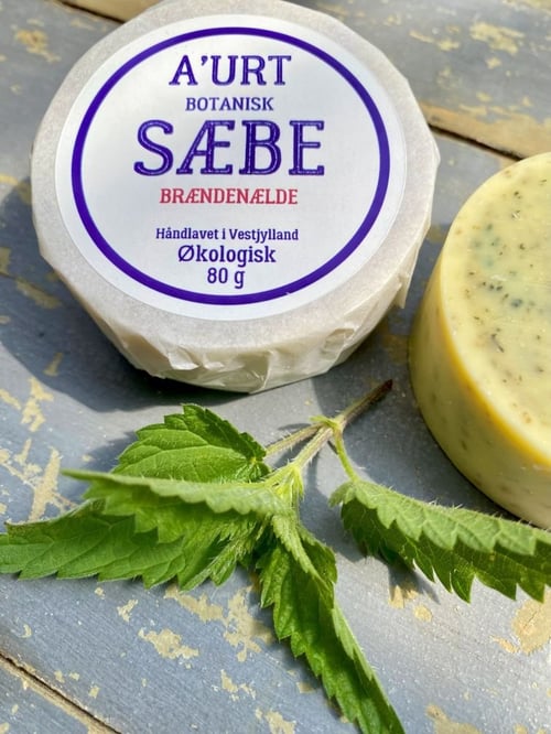 Botanisk sæbe – brændenælde fra A'urt