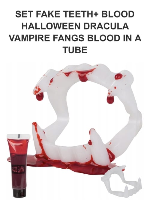 Tænder med blod fra CH salg