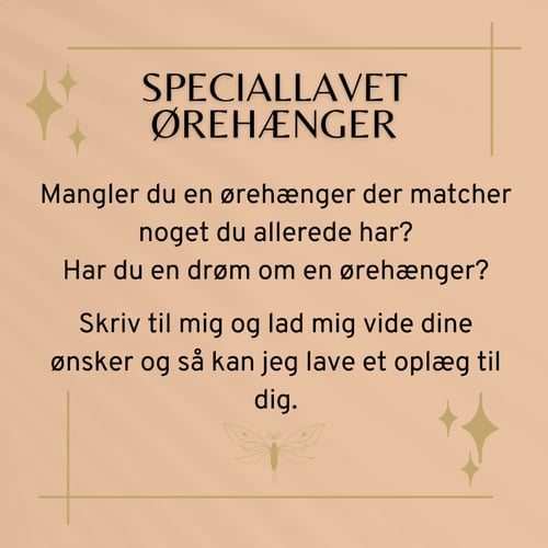 Speciallavet ørehænger fra oneofakind.dk