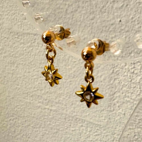 Stjerne øreringe 3 fra bymunk Jewellery