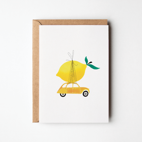 Citröen med citron – kort fra Pi Vielsted