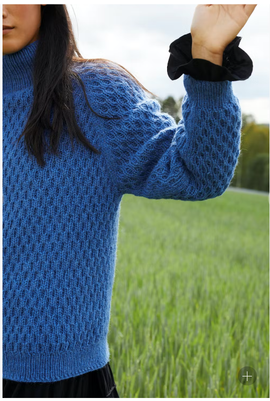Kit: Dilon Struktursweater i Alpaca Silk og Finuld - billede 2