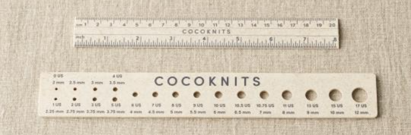 Cocoknit: Magnetisk og miljøvenlig LINEAL OG PINDEMÅLER SÆT fra Cocoknit - billede 3