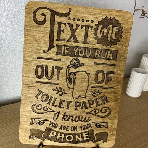 Lille sjovt træ skilt fra Made by Dahl