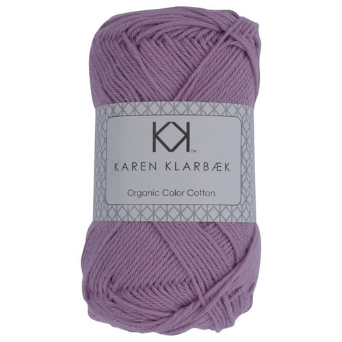 8/4 Lilac - KK Organic Color Cotton økologisk bomuldsgarn fra Karen Klarbæk fra kastanja.dk