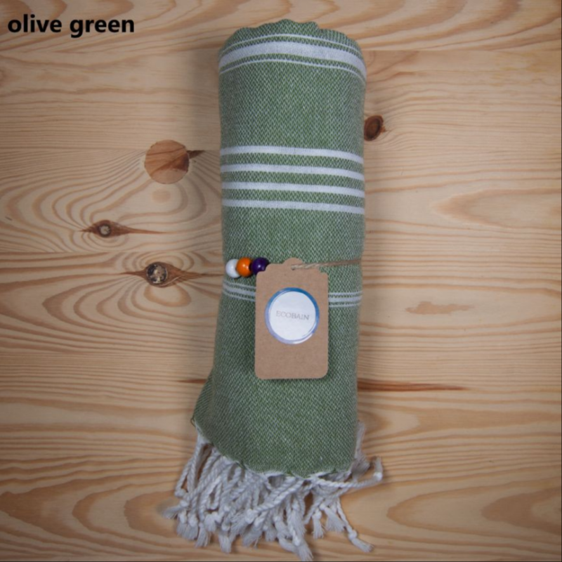 Hammam håndklæde - Oliven Grøn - billede 1