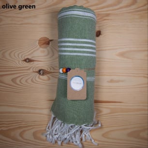 Hammam håndklæde - Oliven Grøn - Produkt nr. 96