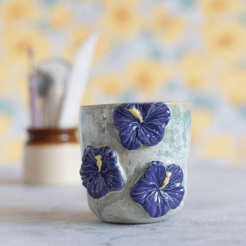 Blomster kop 2,4 dl. Bestillingsvare