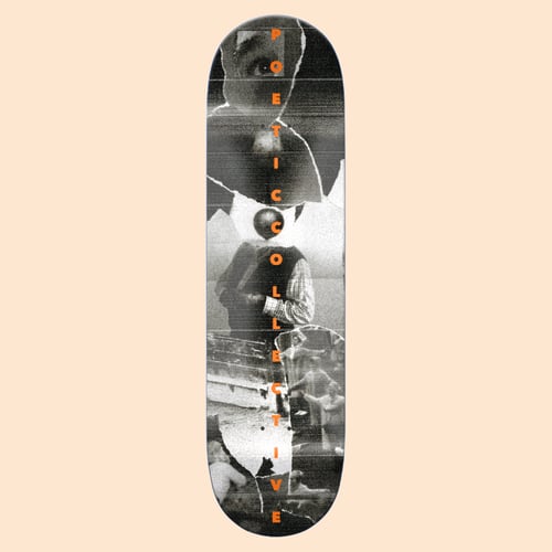 Poetic Collective, Scan Orange deck, 8.625 (Med) fra do you! skateshop 