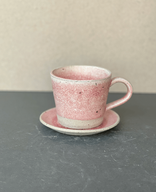 Espressokop, rødmeleret