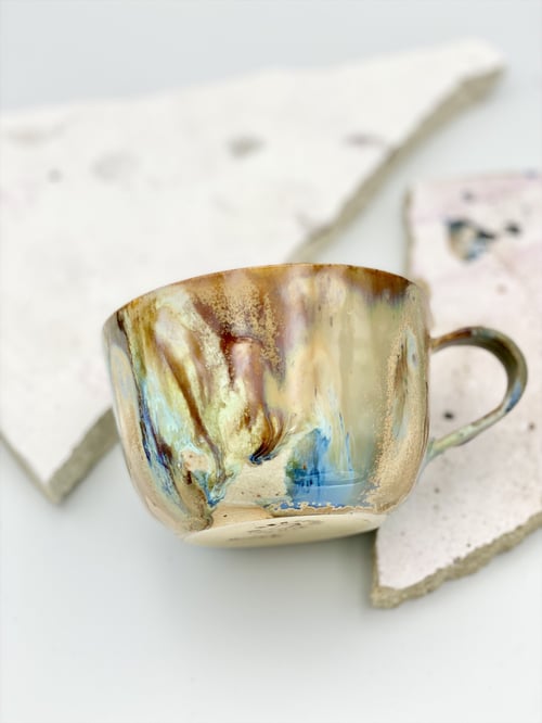 The-kop; kunstglasur fra Nørrebrokeramik.dk (firmanavn, OHØJ)