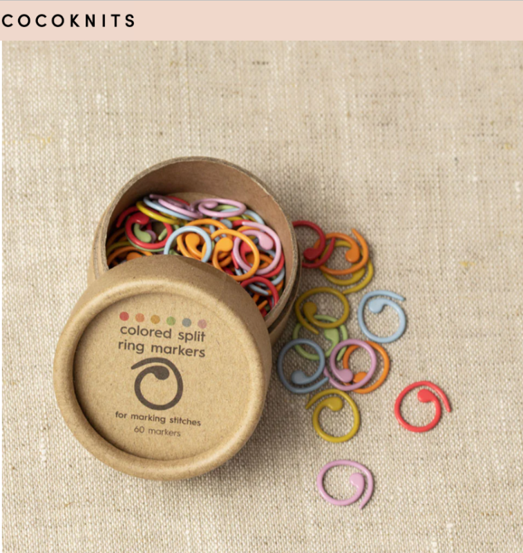 CocoKnits- Colored Split Ring Markers, Medium - billede 2