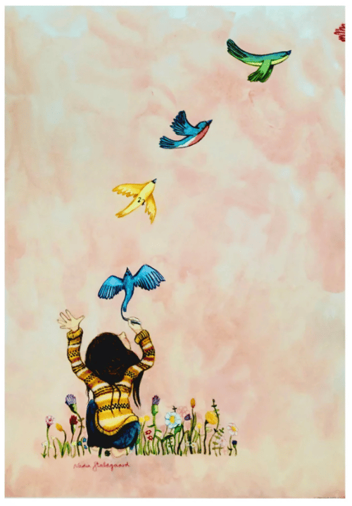 Lad fantasien flyve  fra Nadia Staldgaard Illustration