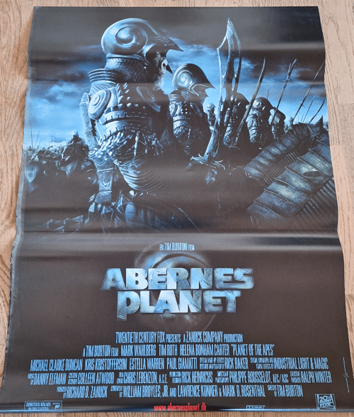 Abernes Planet - Planet of the Apes (2001 film) fra Originalefilmplakater