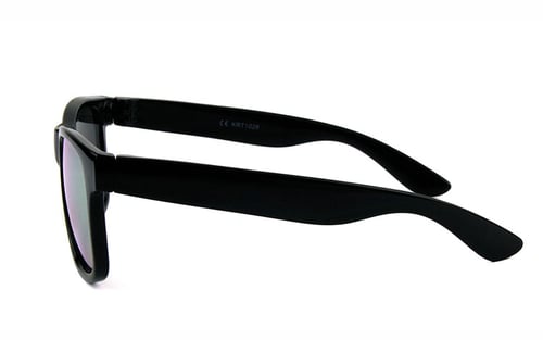 Sort wayfarer solbrille til BØRN. UV400 fra Wayfarer-Solbriller.dk