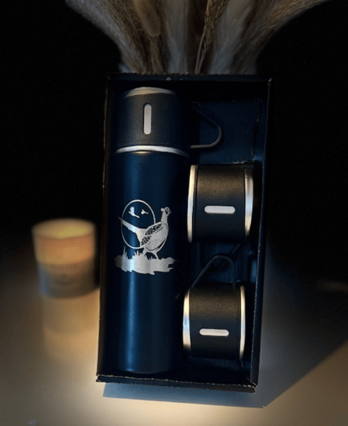 Termo kande med 2 kopper 500ml - Motiv fasan 