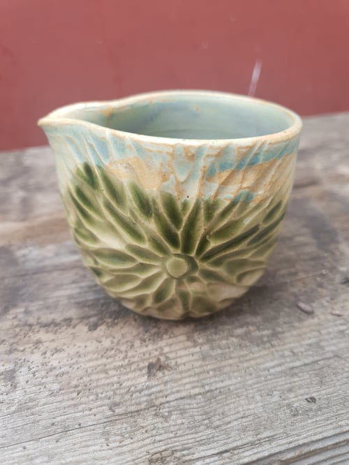 Lille solblomst kande  fra Keramira Keramik 