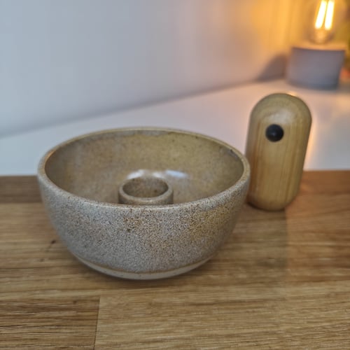 Lysebrun  fra Jo keramik 