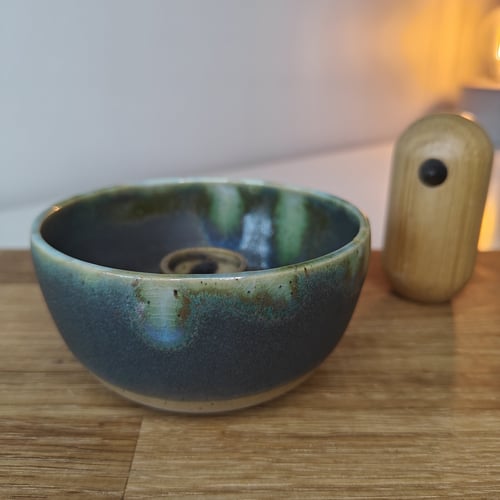 Grøn lysestage  fra Jo keramik 