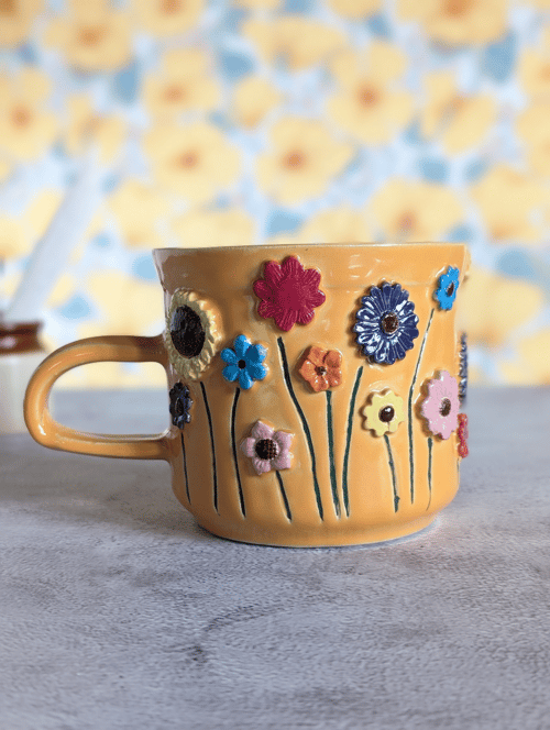 Jumbo kop 5 dl. blomster. Bestillingsvare