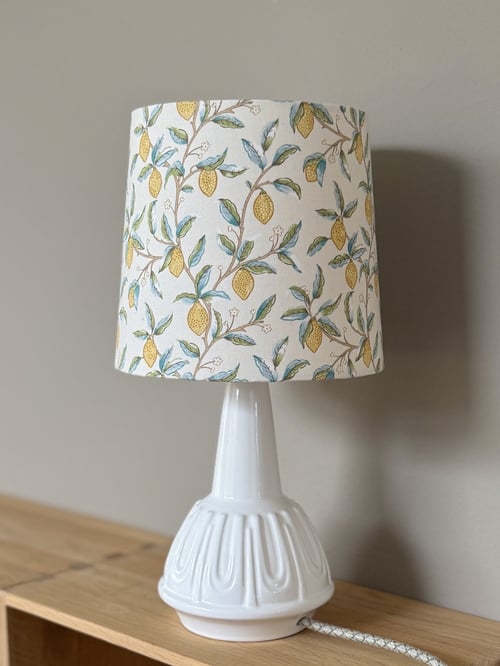 Upcycled vintage bordlampe - Søholm Keramik fra Lux by Lulu