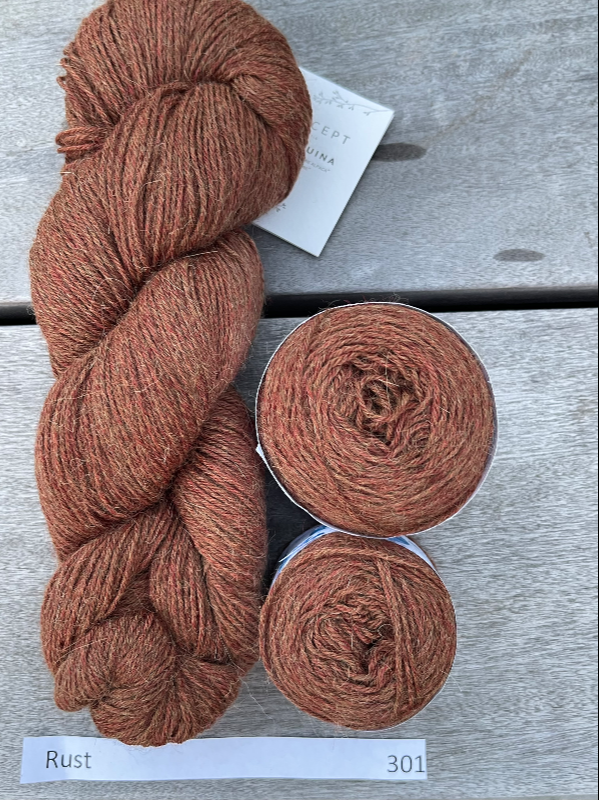 Kit: Baret/baskehue med ”sew as you go - og vendepinde” vælg mellem 15 farver - billede 8