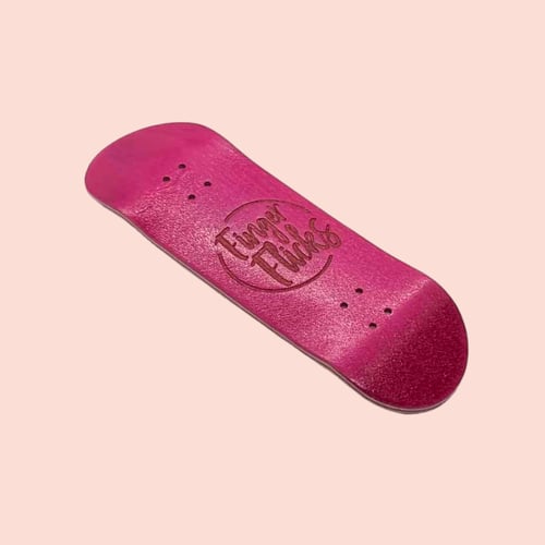 Finger Flicks, Træ deck, 32mm, Pink fra do you! skateshop 