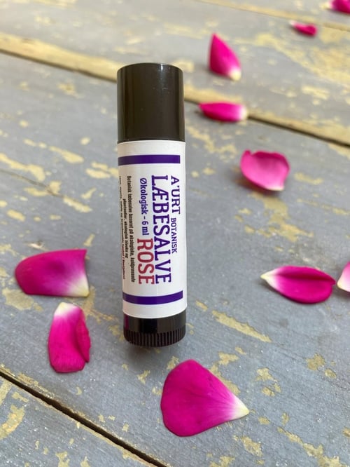Botanisk læbesalve – rose fra A'urt